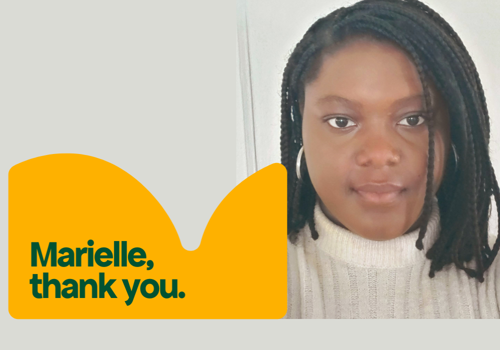Marielle, committed volunteer!
